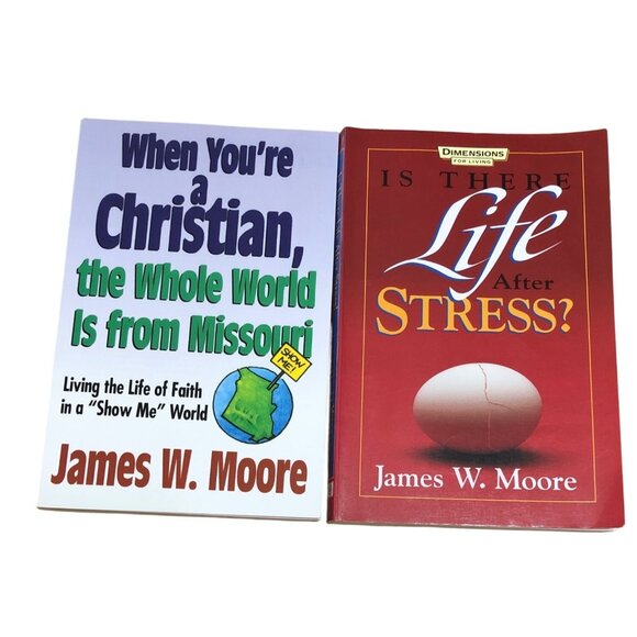 James W. Moore Books Lot of 8 Christian Inspirational Study Paperbacks Self Help - Picture 14 of 16